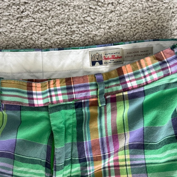 Vintage Men's Polo Ralph Lauren Authentic Indian Madras Shorts - Picture 3 of 10